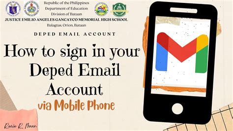 deped email account sign up